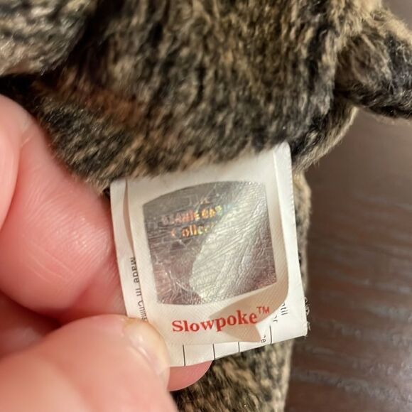 Slowpoke the Sloth TY Original 1999 Beanie Baby Sloth Retired Good Condition 9” - Picture 6 of 7